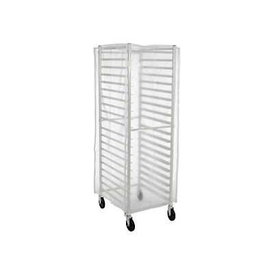 Winholt SRC-58/3Z, couverture de boulangerie de Rack, plastique transparent, 3 fermetures à glissière