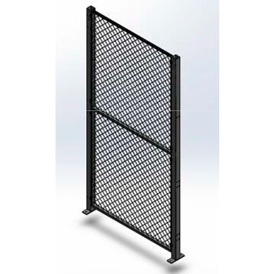 Husky Rack & Wire EZ Wire Mesh Partition Panel 4'W x 8'H