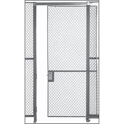 Husky Rack & Wire EZ Wire Mesh Partition Sliding Door - 3'Wx8'H