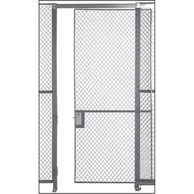 Husky Rack & Wire EZ Wire Mesh Partition Sliding Door - 4'Wx10'H