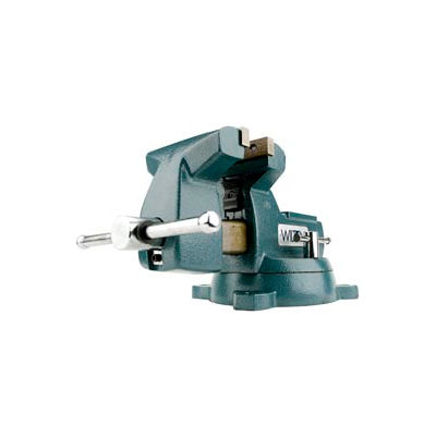 Wilton 21500 Model 746 6" Jaw Width 4-1/8" Throat Depth Mechanics Vise W/ Swivel Base