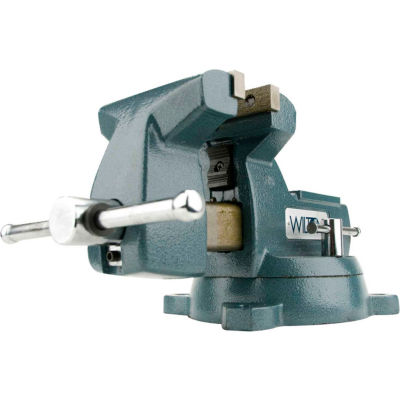 Wilton 21800 Model 748A 8" Jaw Width 4-3/4" Throat Depth Mechanics Vise W/ Swivel Base
