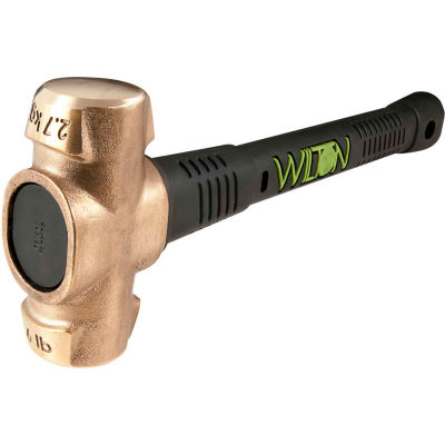 Wilton 90616 B.A.S.H.® 6lb. Brass Head 16 » Incassable Steel Core Handle Sledge Hammer