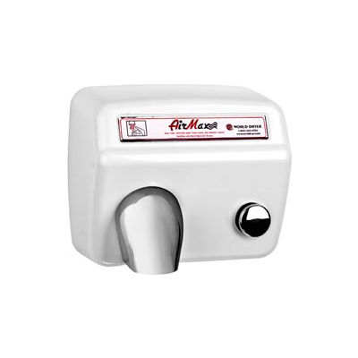 World Dryer Airmax High Speed Pushbutton 208/230V - Steel Cover - DM5-974A