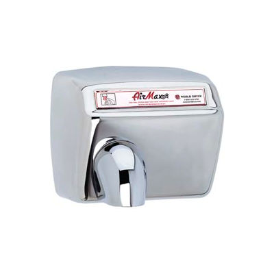 World Dryer Airmax High Speed Auto 115V - Brushed SS - DXM5-973A