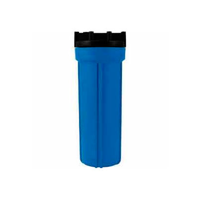 10" résidence bleu/noir en plastique boîtier du filtre passage 1/2" - Qté par paquet : 12