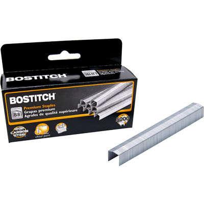 Bostitch B8® PowerCrown™ Premium Staples, 3/8 » (9mm), 5000 pk