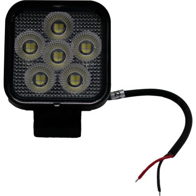 Éclairage de sport de® course IQ Square Lumière auxiliaire LED faisceau d’inondation avec 6 LED, 3 « , Clair