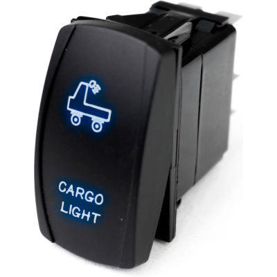 Race Sport LED Rocker Switch avec éclat LED bleu, lumière de chargement