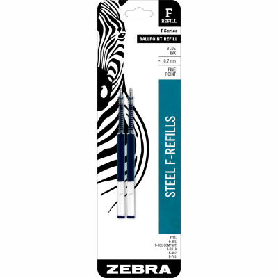 Zebra recharge pour stylo rétractable G-301 Gel - Encre noire - Paquet de 2