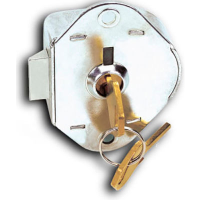 Zephyr 1754 intégré cylindre clé ressort de verrouillage verrou à clé Diff - 2 Clés utilisateur et option clé de contrôle - Qté par paquet : 10