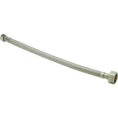 Zurn Z8860-XL-16-SS Faucet Supply 3/8 In. Compression X 1/2 In. F.I.P. X 16 In. - Braided SS