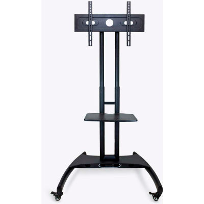 Luxor Adjustable Height LCD/LED TV Stand For 40"- 60" TVs, Black