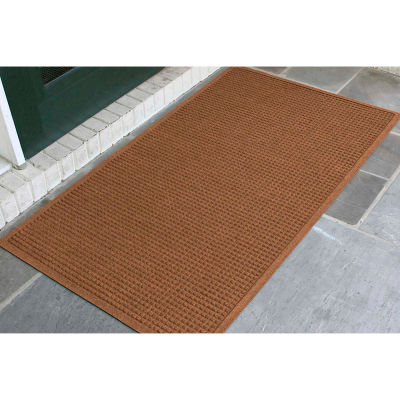 WaterHog® Entrance Mat Fashion Border 3/8" Thick 6' x 16' Brown