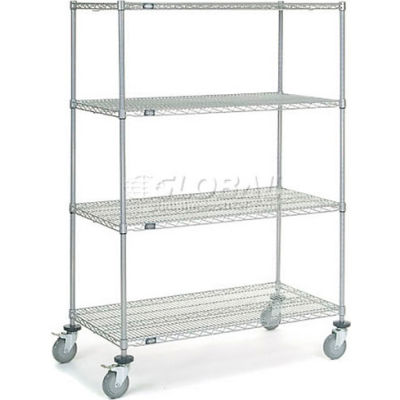 Nexelate® Wire Shelf Truck, 1200 lb. Capacity, 48"L x 24"W x 69"H