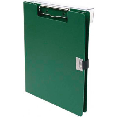 Omnimed® soulève couverts Poly presse-papiers, 10" W x 13" H, vert forêt