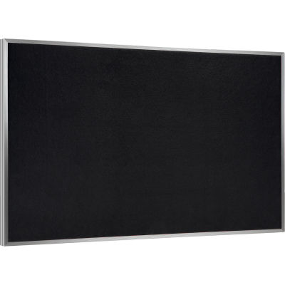 Panneau d’affichage mondial en caoutchouc recyclé ™ industriel, 48"L x 36"H, Noir