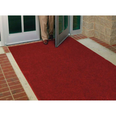 WaterHog® Entrance Mat Fashion Border 3/8" Thick 2' x 3' Red/Black