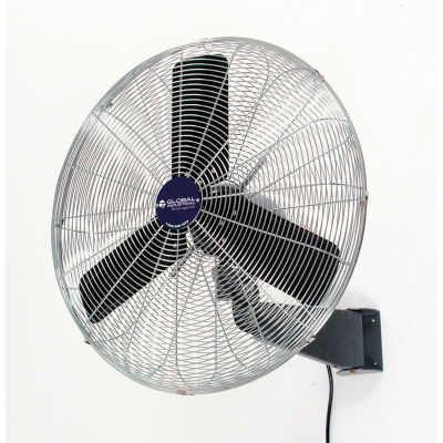 Ventilateur mural oscillant Global Industrial™ 24 », 3 vitesses, 7525 CFM, 1/4 HP, 1 phases