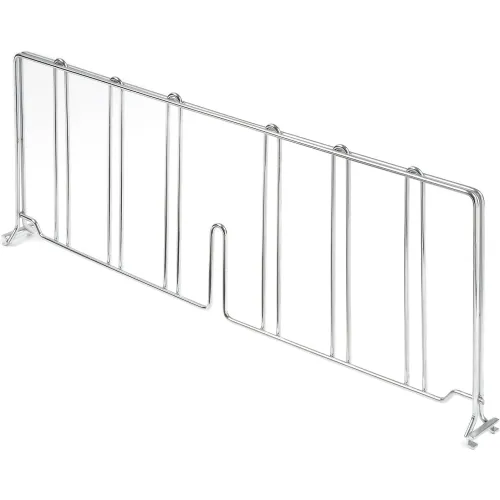 Nexel® 4 Shelf, Chrome Slant Wire Shelving Unit, Starter, 48
